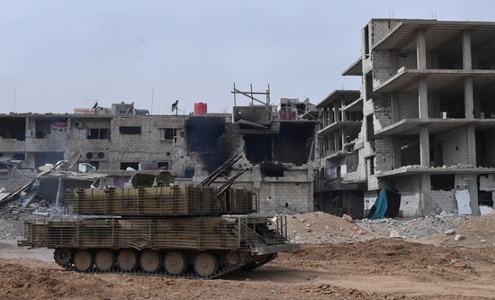 Developments near Yarmouk refugee camp in southern outskirts of Damascus