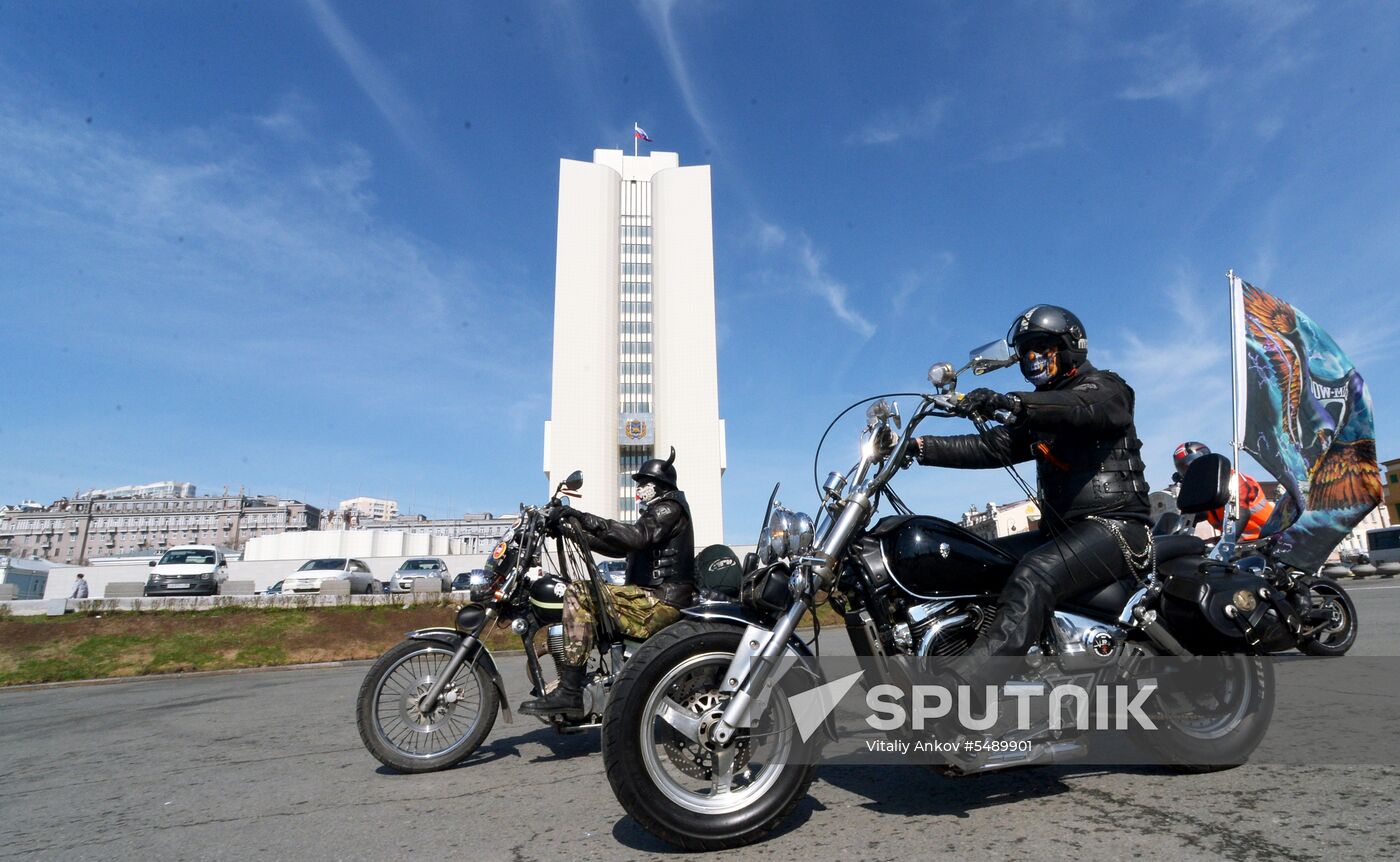 Biker season kicks off in Vladivostok