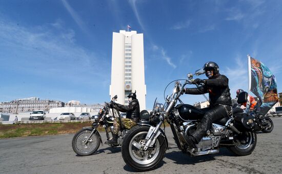 Biker season kicks off in Vladivostok