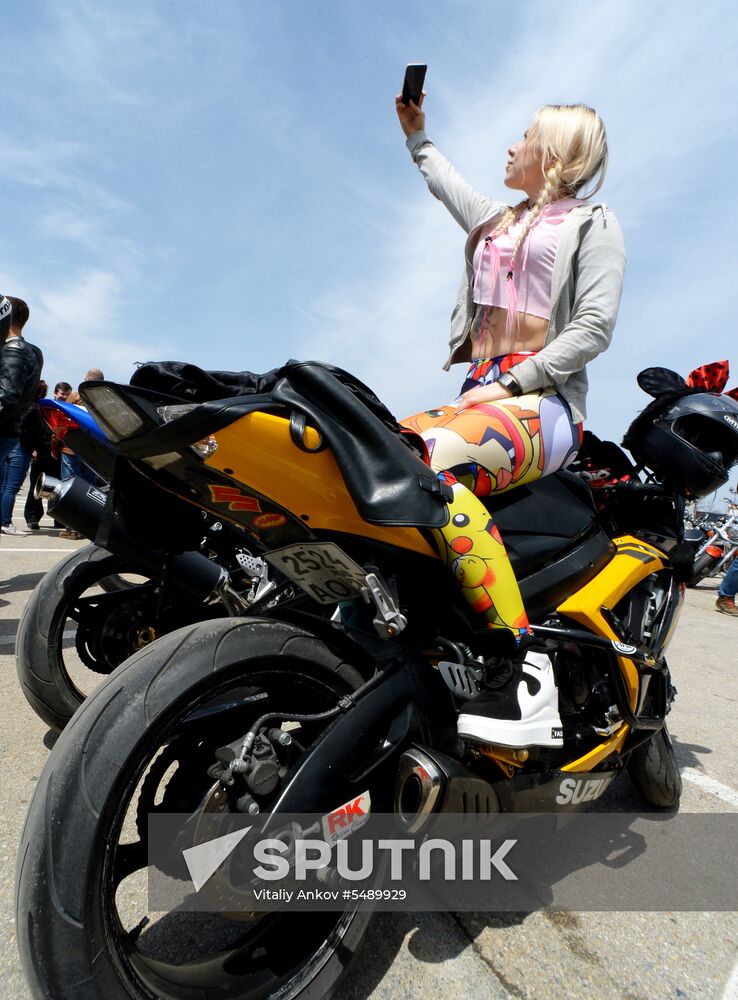 Biker season kicks off in Vladivostok