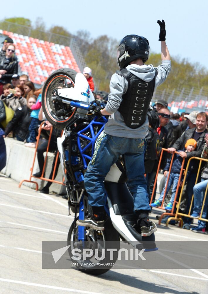 Biker season kicks off in Vladivostok