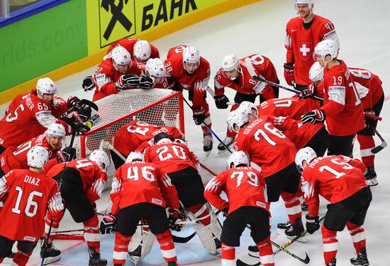 Ice Hockey World Championship. Switzerland vs. Austria