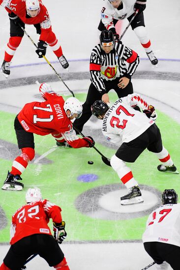Ice Hockey World Championship. Switzerland vs. Austria