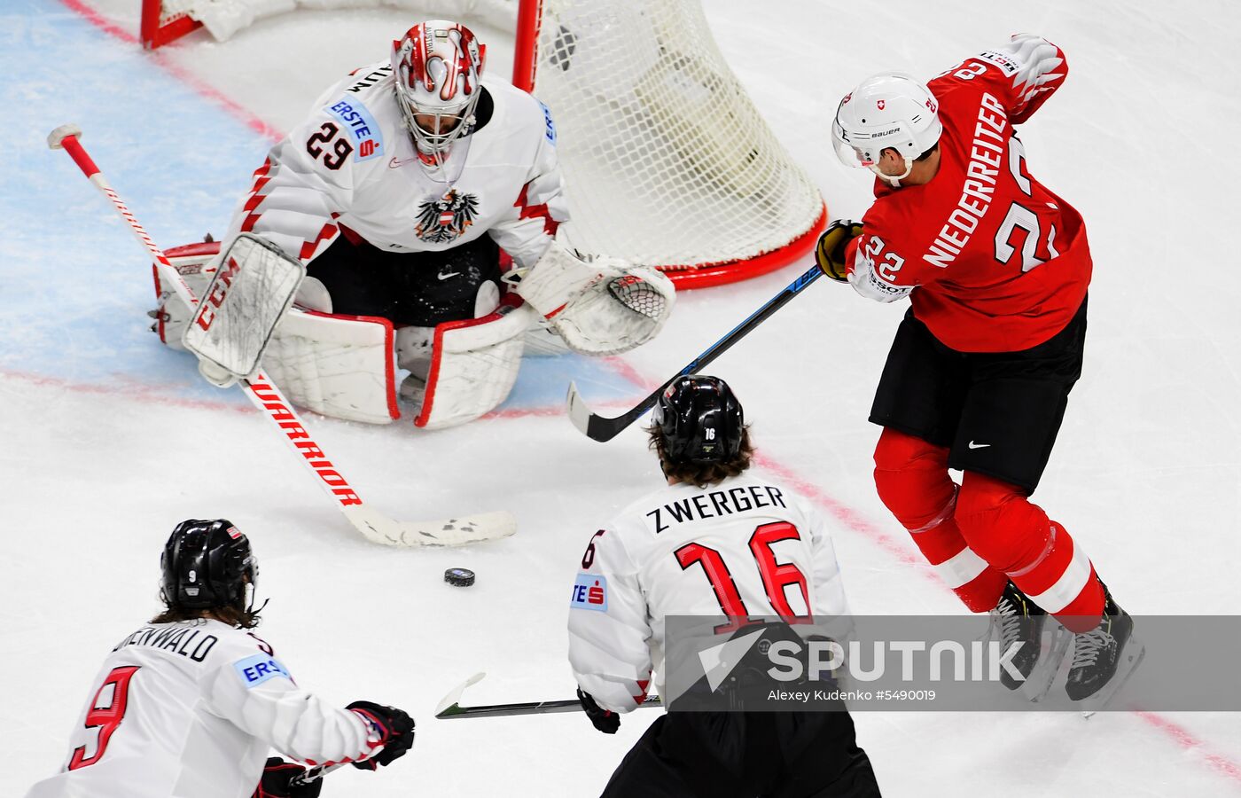 Ice Hockey World Championship. Switzerland vs. Austria