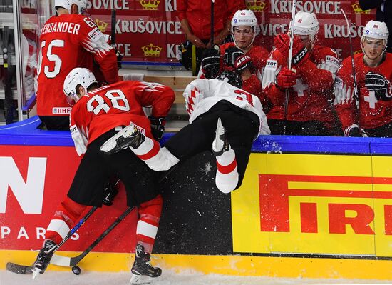 Ice Hockey World Championship. Switzerland vs. Austria