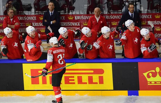 Ice Hockey World Championship. Switzerland vs. Austria