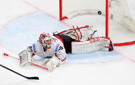 Ice Hockey World Championship. Switzerland vs. Austria