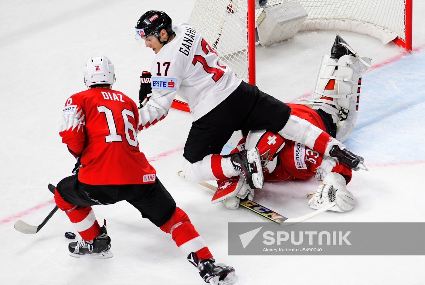 Ice Hockey World Championship. Switzerland vs. Austria