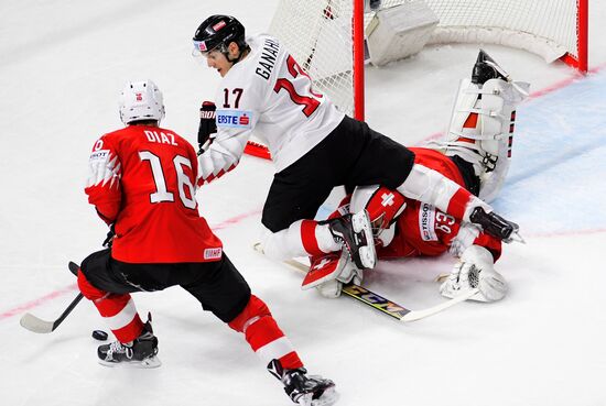 Ice Hockey World Championship. Switzerland vs. Austria