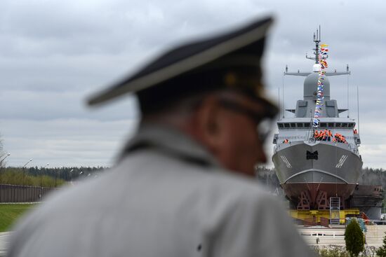 Shkval missile ship floated out in St. Petersburg