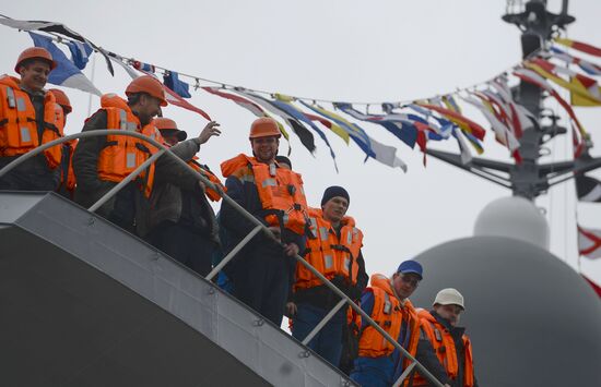 Shkval missile ship floated out in St. Petersburg