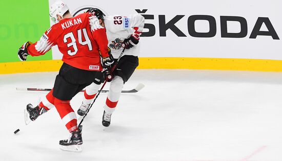 Ice Hockey World Championship. Switzerland vs. Austria