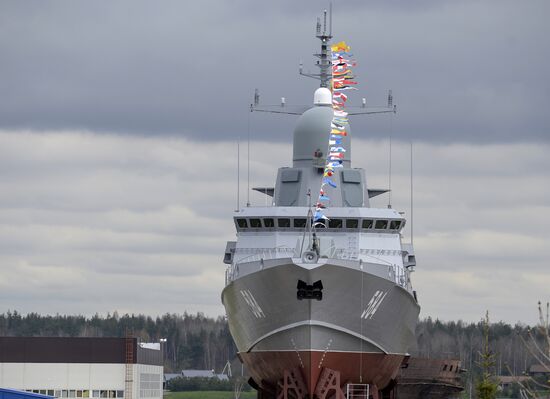 Shkval missile ship floated out in St. Petersburg