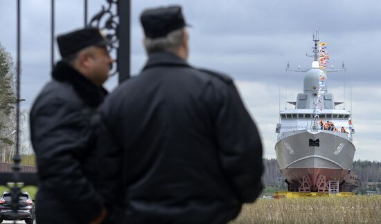 Shkval missile ship floated out in St. Petersburg