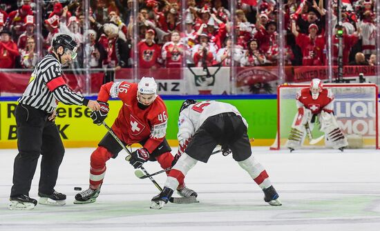 Ice Hockey World Championship. Switzerland vs. Austria