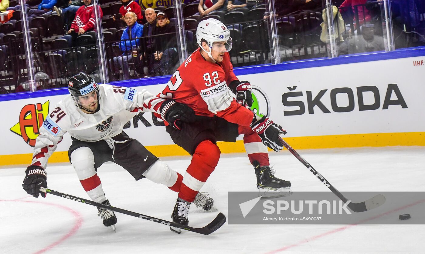 Ice Hockey World Championship. Switzerland vs. Austria