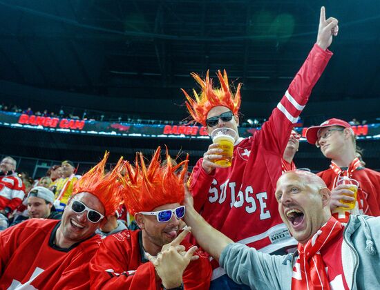 Ice Hockey World Championship. Switzerland vs. Austria