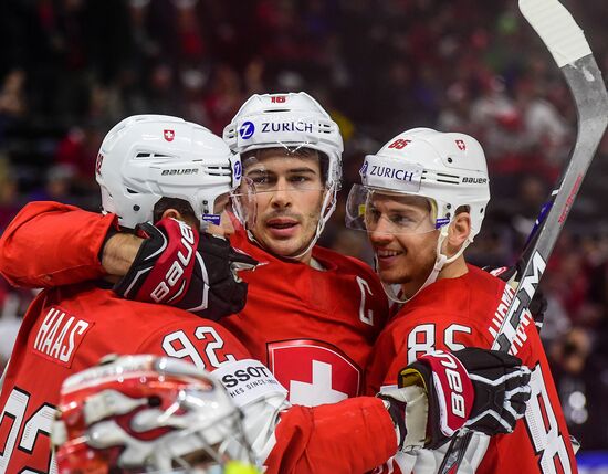 Ice Hockey World Championship. Switzerland vs. Austria