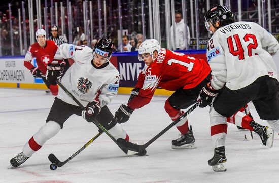 Ice Hockey World Championship. Switzerland vs. Austria