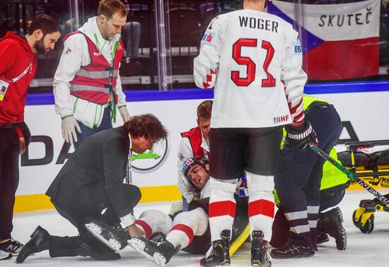 Ice Hockey World Championship. Switzerland vs. Austria