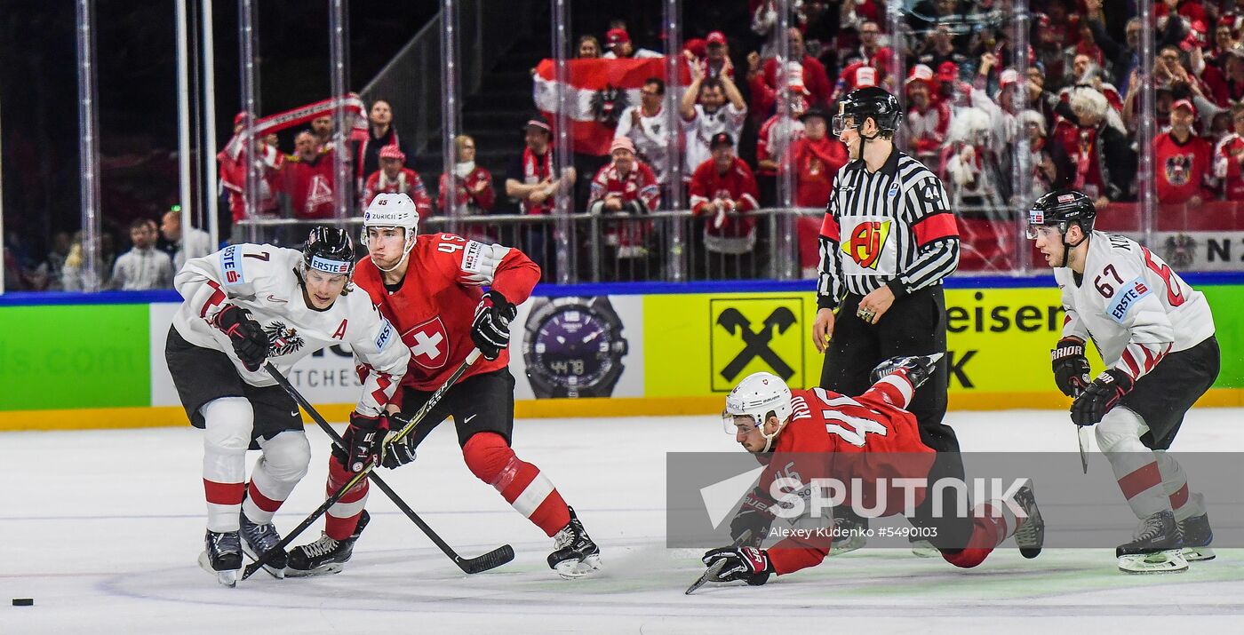 Ice Hockey World Championship. Switzerland vs. Austria