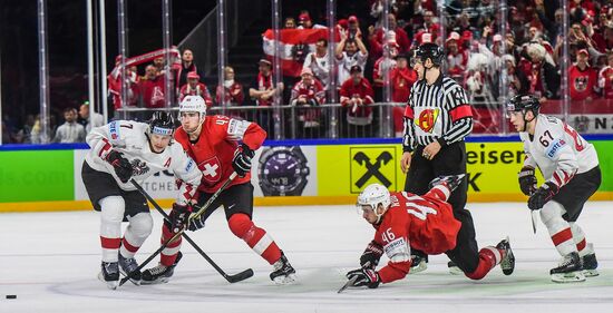 Ice Hockey World Championship. Switzerland vs. Austria