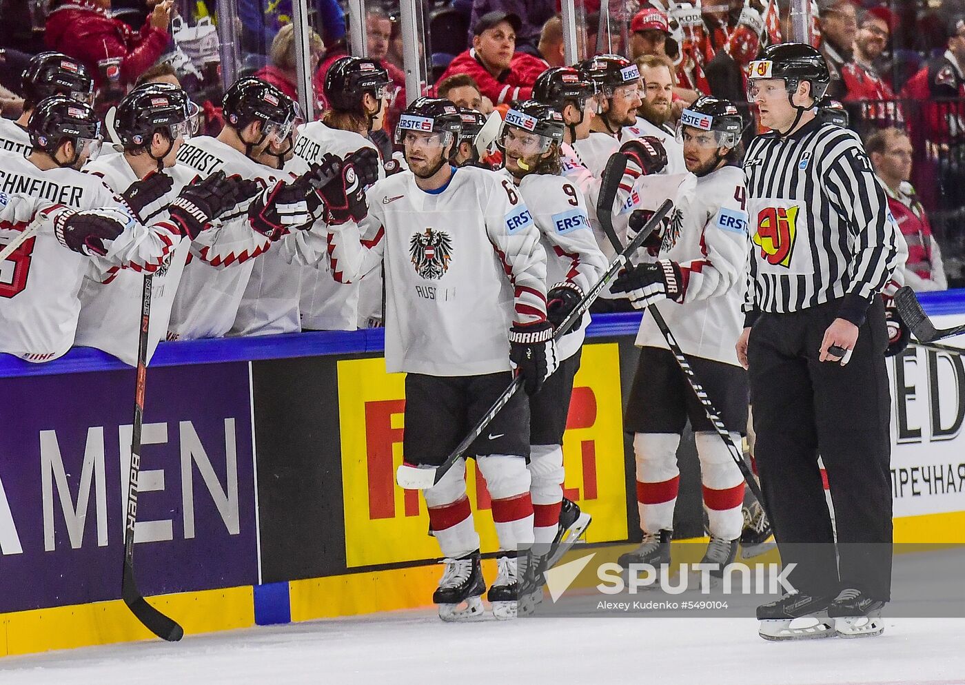 Ice Hockey World Championship. Switzerland vs. Austria