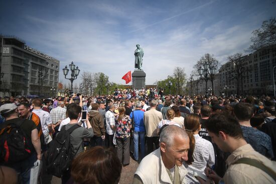 Opposition rally in Moscow