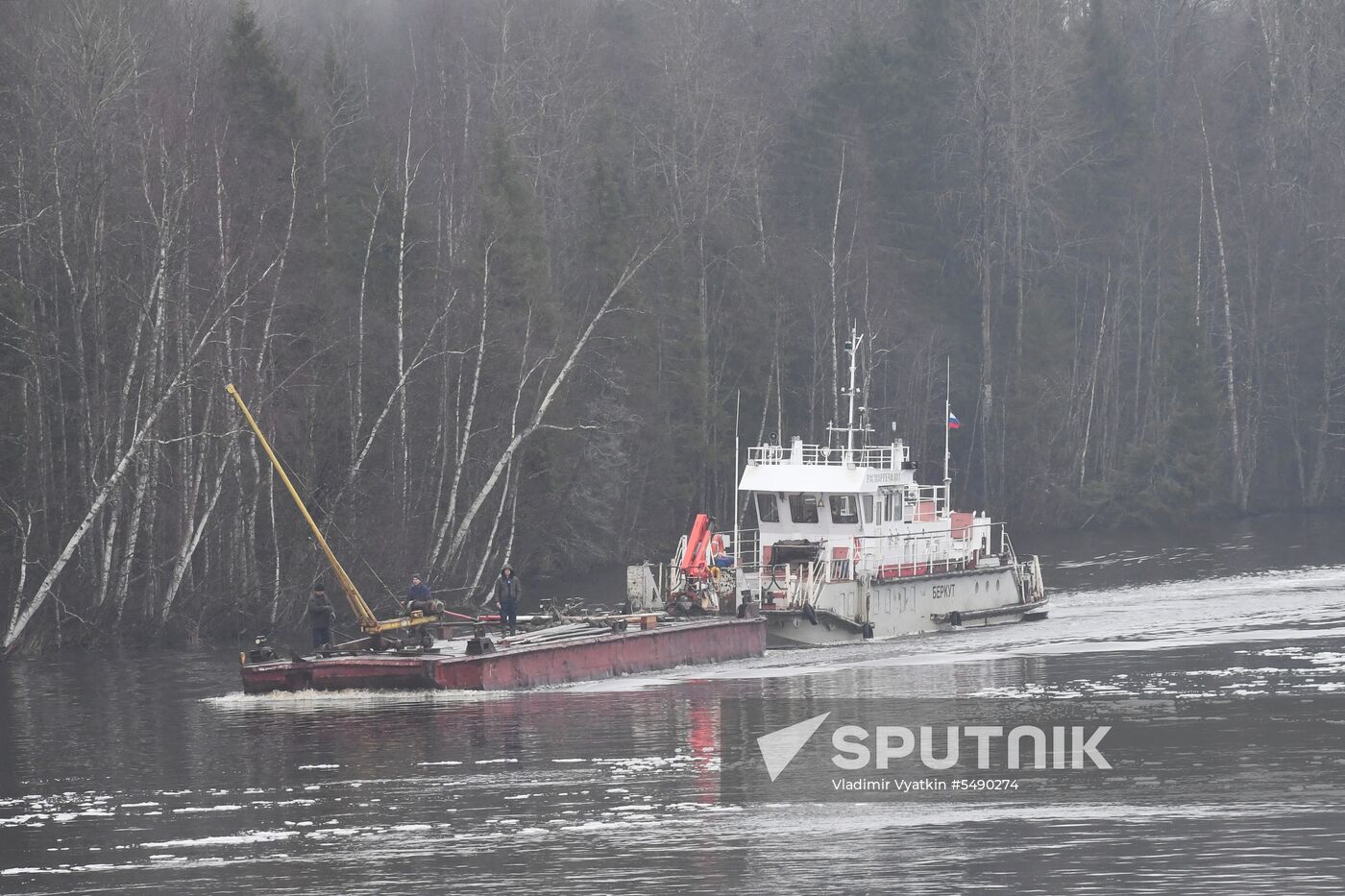Navigation in Volga-Baltic Waterway