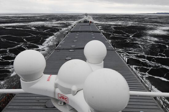 Navigation in Volga-Baltic Waterway