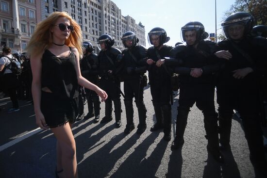 Opposition rally in Moscow