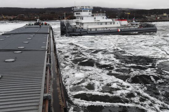 Navigation in Volga-Baltic Waterway