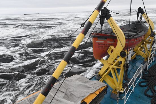 Navigation in Volga-Baltic Waterway