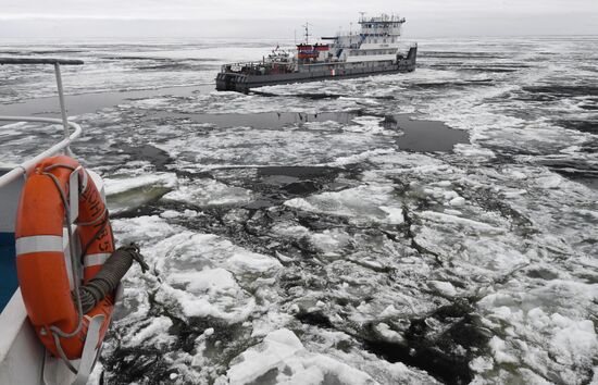 Navigation in Volga-Baltic Waterway