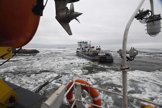 Navigation in Volga-Baltic Waterway