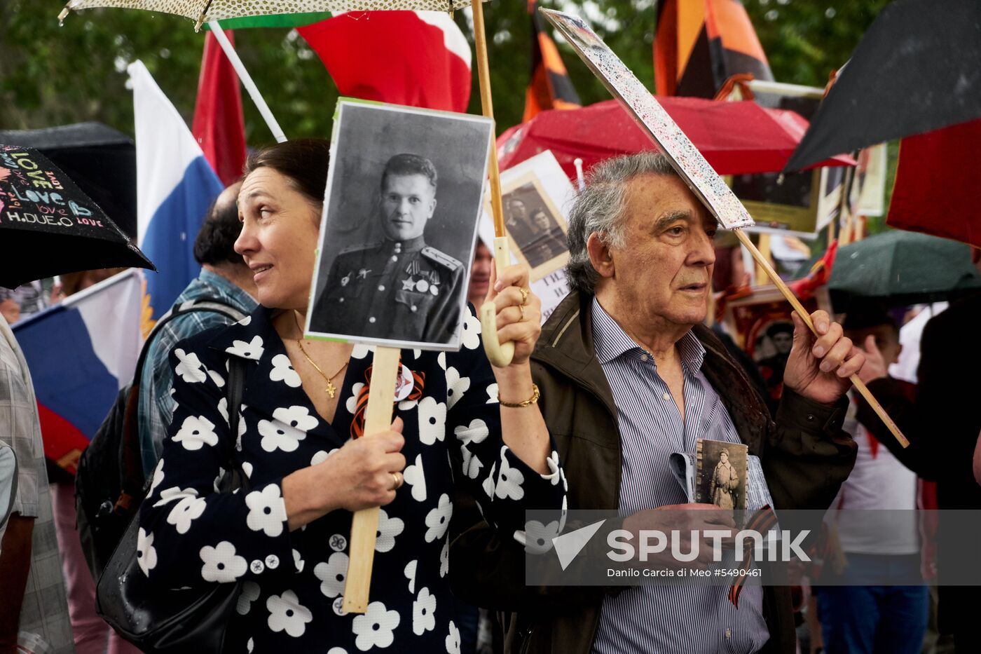 Immortal Regiment rally in Rome