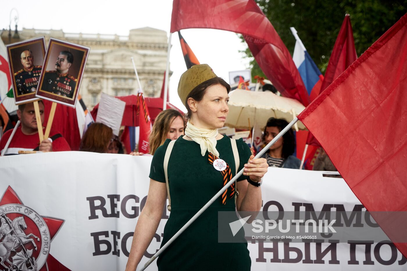 Immortal Regiment rally in Rome
