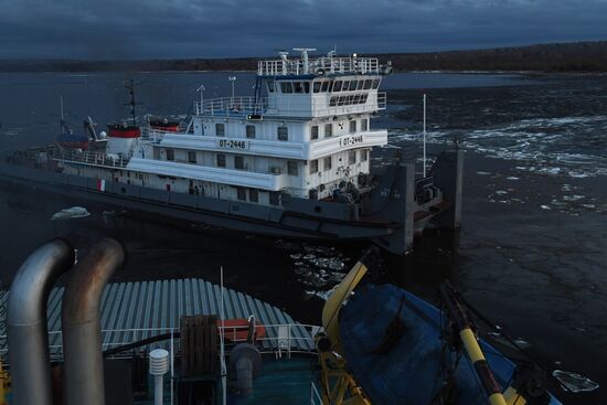 Navigation in Volga-Baltic Waterway