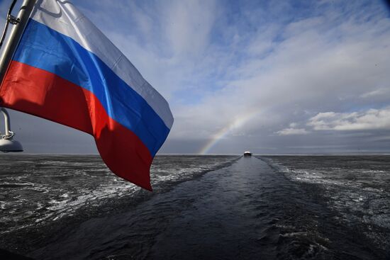 Navigation in Volga-Baltic Waterway