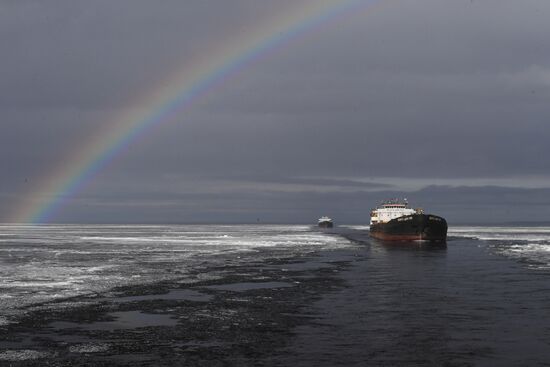 Navigation in Volga-Baltic Waterway