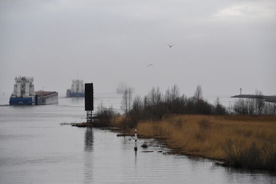 Navigation in Volga-Baltic Waterway