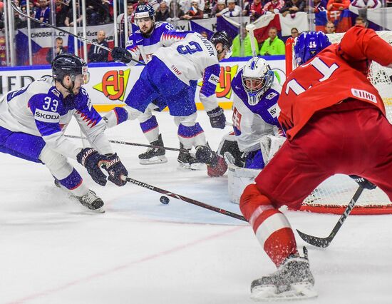Ice Hockey World Championship. Czech Republic vs. Slovakia