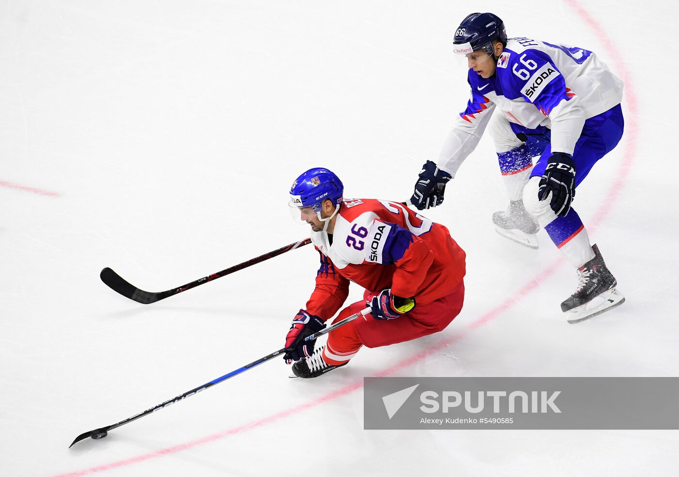 Ice Hockey World Championship. Czech Republic vs. Slovakia