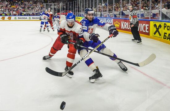 Ice Hockey World Championship. Czech Republic vs. Slovakia