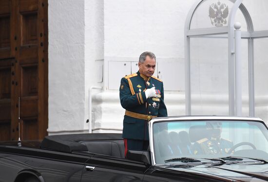 Final rehearsal of Victory Day Parade on Red Square