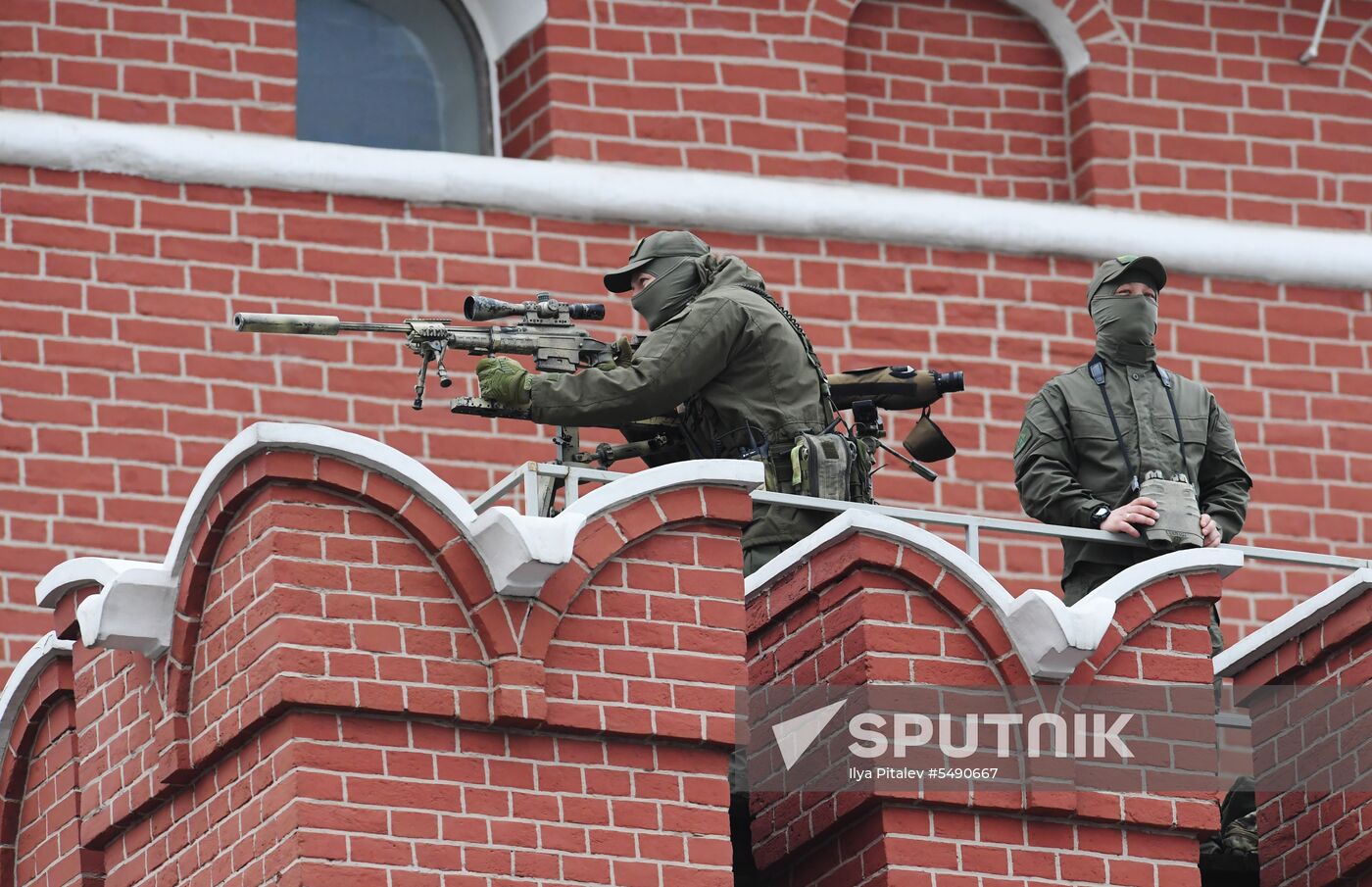 Final rehearsal of Victory Day Parade on Red Square