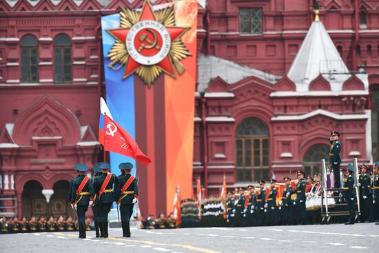 Final rehearsal of Victory Day Parade on Red Square