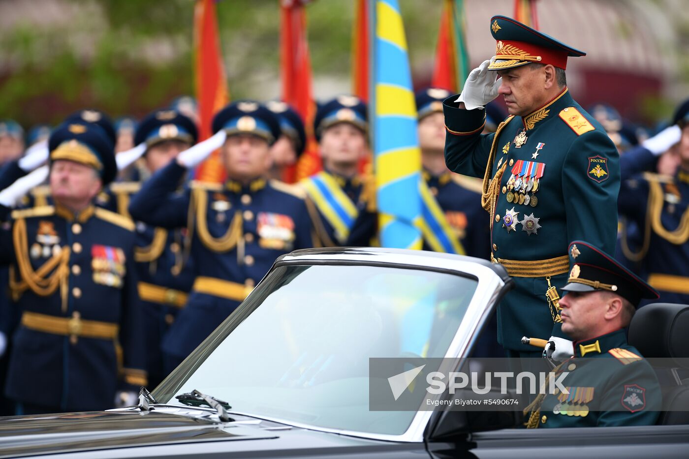 Final rehearsal of Victory Day Parade on Red Square
