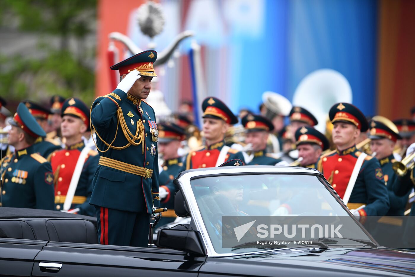 Final rehearsal of Victory Day Parade on Red Square