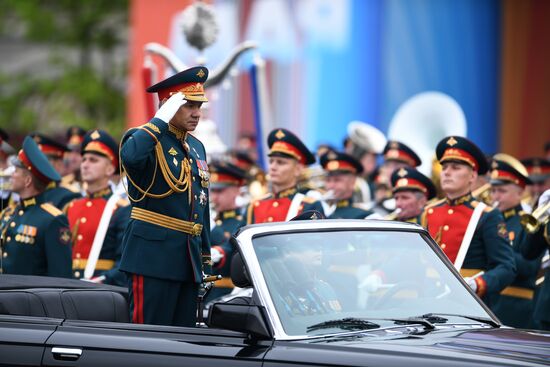 Final rehearsal of Victory Day Parade on Red Square